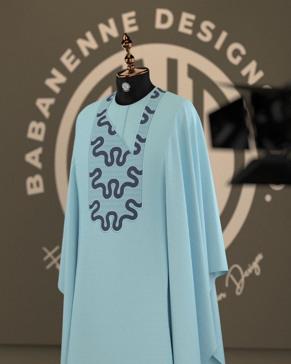 babanenne_Desin's tweet image. A calm statement in motion — Our New Powder blue Agbada, defined by clean lines, rich detail, and a presence that speaks without trying too hard 🩵.

Visit shopbnd.com for more

#BND #Babanenne #arewafashion