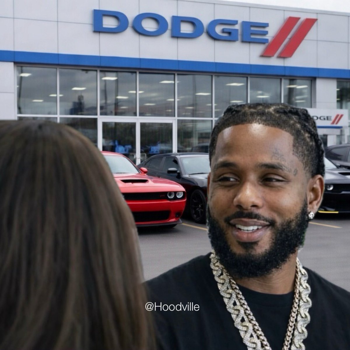 When she won’t put the hellcat under her name