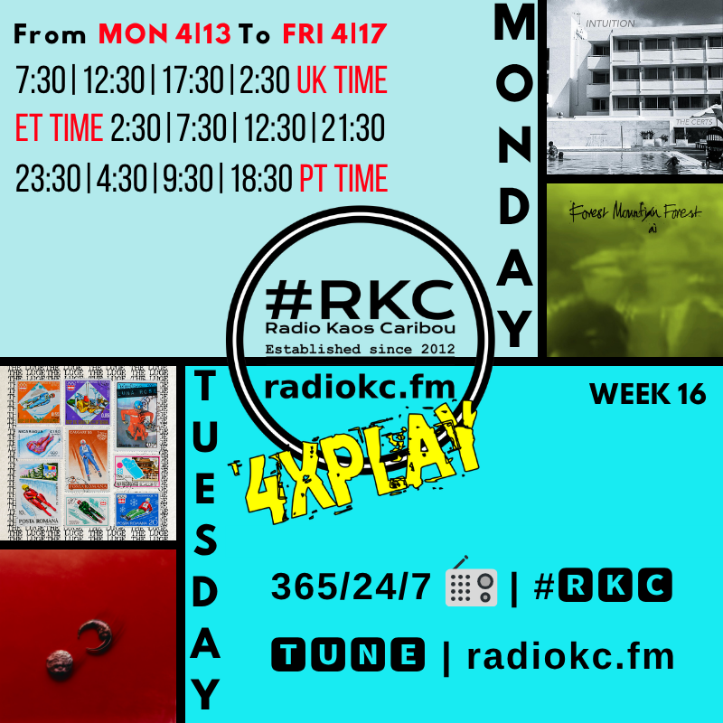 RadioKC's tweet image. 🔊#ONTHEAIR │ Non-Stop Eclectic Music MiX

⏲️ Next Prog │ 2AM UK
❓Ralph/Brian #REPLAY5

⏲️2:30AM UK
❓ Last #MONDAY 𝟰𝘅𝗣𝗟𝗔𝗬𝗦
The Certs │ Simon Bromide and The Bromides

⏲️2:40AM UK
❓Non-Stop Eclectic Music MiX

🎧on #🆁🅺🅲 📻 radiokc.fm