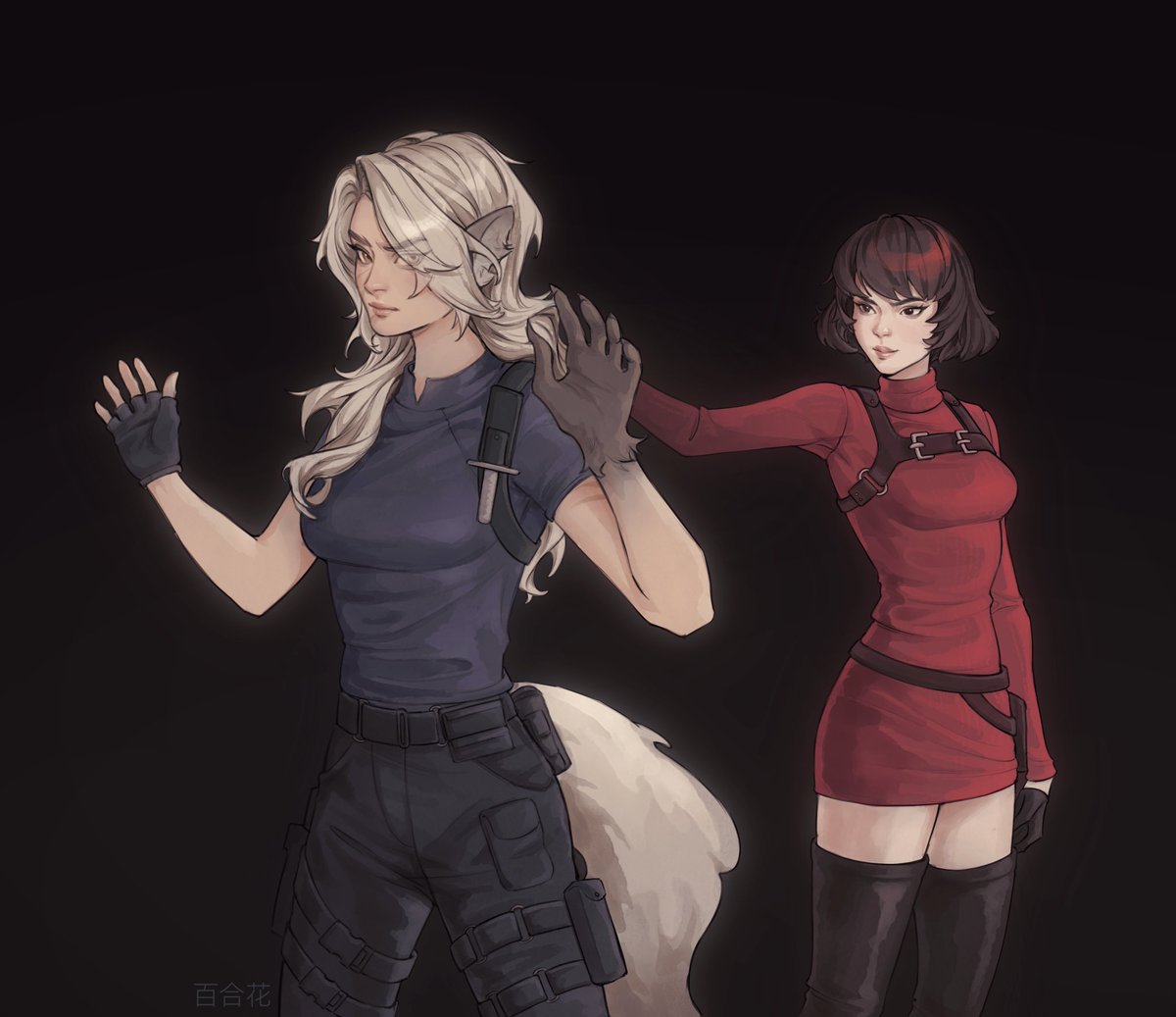 百合花 tweet media