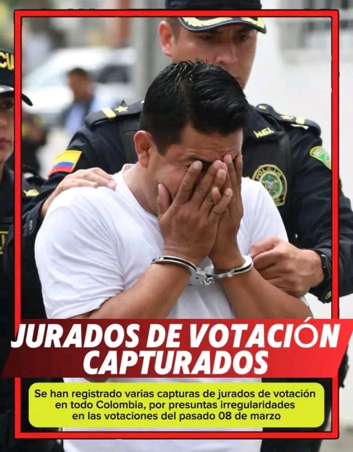 Falta la captura del registrador y de los políticos beneficiarios del fraude.