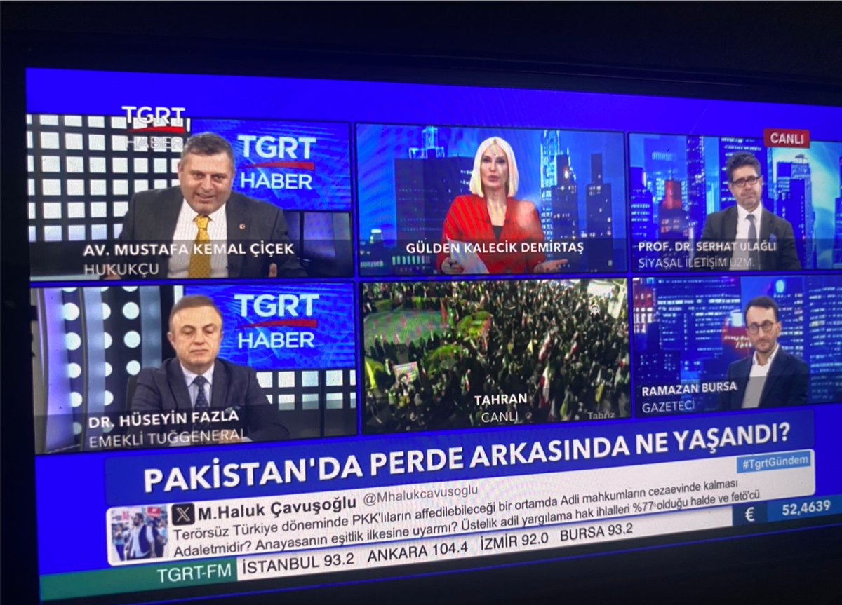 #TGRTGündem yazmış olduğumuz twetleri objektif olarak yayınlıyor
Arkadaşlar. Teşekürler <a href="/tgrthabertv/">TGRT HABER</a> 
<a href="/ErcanSeki/">ERCAN SEKİ</a> Adalet hepimiz için.