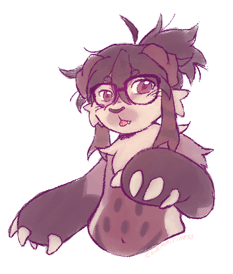 clemmytiness's tweet photo. testing artstyle ...(╭ರ_•́)💭 #furryart https://t.co/wUIfuBAkCO