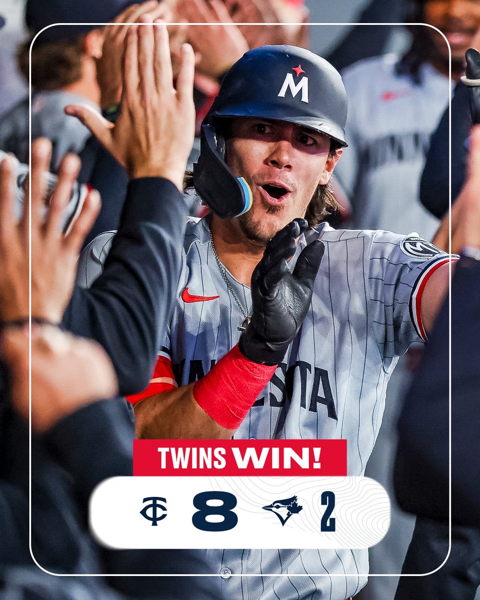 Twins's tweet image. Pushed them to the Max!