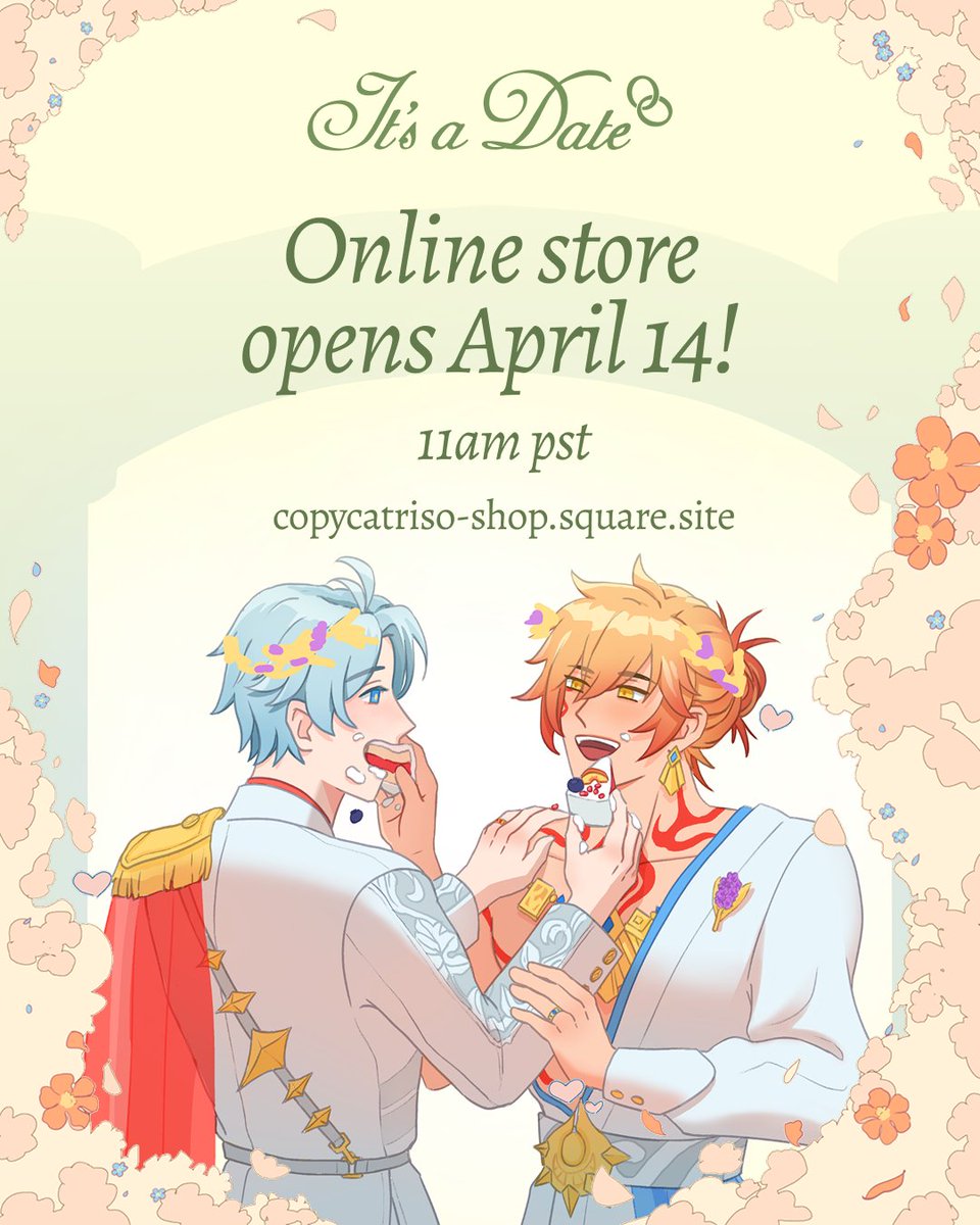 louscribbles's tweet image. 💗💒Our happy couple may be on their honeymoon, but the celebration continues! Our online sh0p will open on April 14, 11AM PST, our catalogue is below:
#phaidei

*Please note some items may be extremely limited, please read the descriptions once the site goes live!
