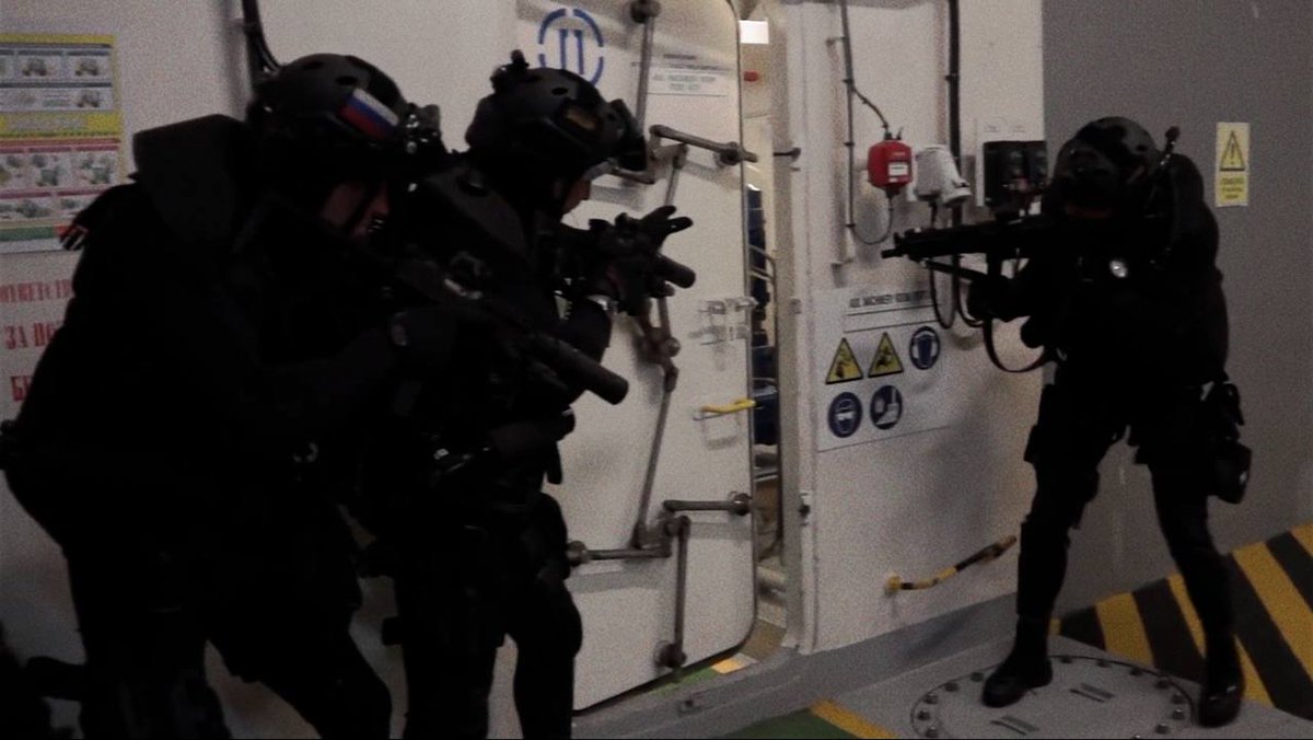 Fsb Training Exercise Employees of the FSB Special Purpose Center during anti-terrorist ...