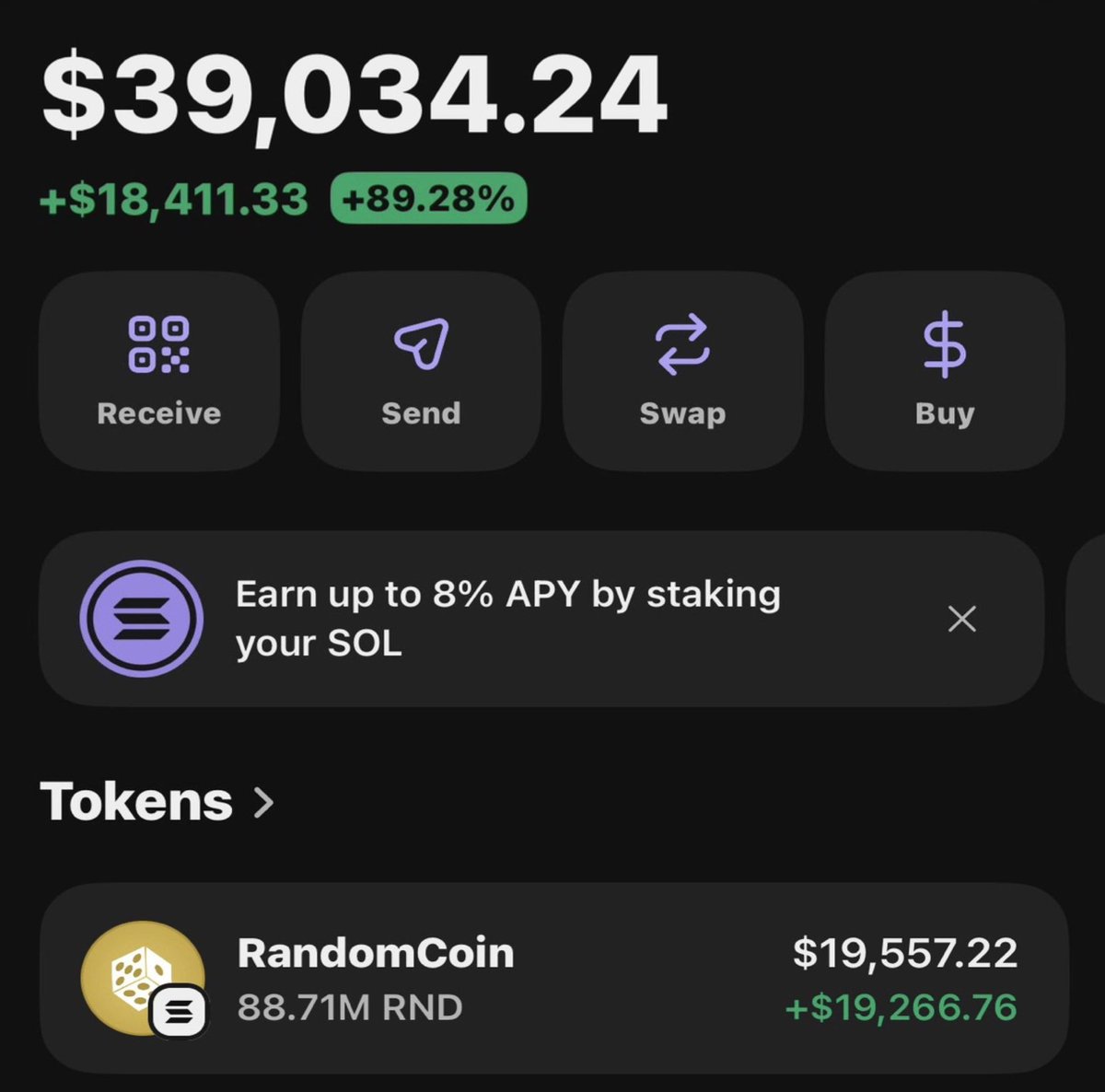 $RND is printing massive profits on my Alpha telegram group 🚀🚀🏆

If you’re in my  tg group your copy trade would have been on same profit as I am.

Ca: CTGJLCzs9LsmjCCWZfSqPCnByfqLLLxiWotpVckBpump

#bbvipal5 #memecoin #Solana