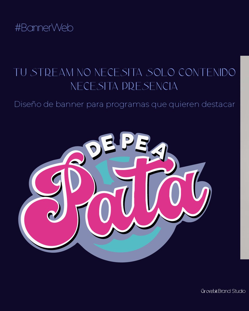 GrowbitA's tweet image. 💻Optimizamos la comunicación visual en entornos digitales. Banners diseñados para captar y convertir.

👩‍💻Trabajo desarrollado para: De a Pata

#diseñowebargentina #banners #marketingdigital #growbit #uxui