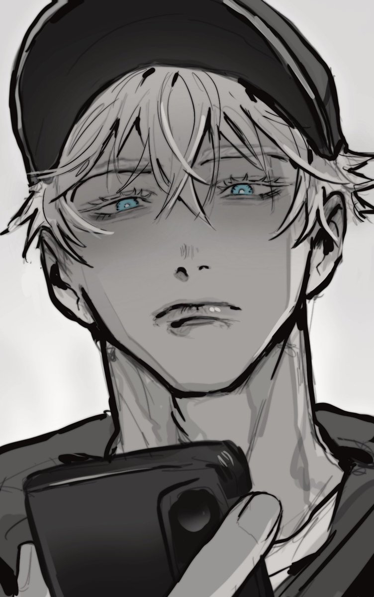 Djuney9's tweet image. Just your best bro showing off his new piercing 🙄
#五夏 #SuguruGeto