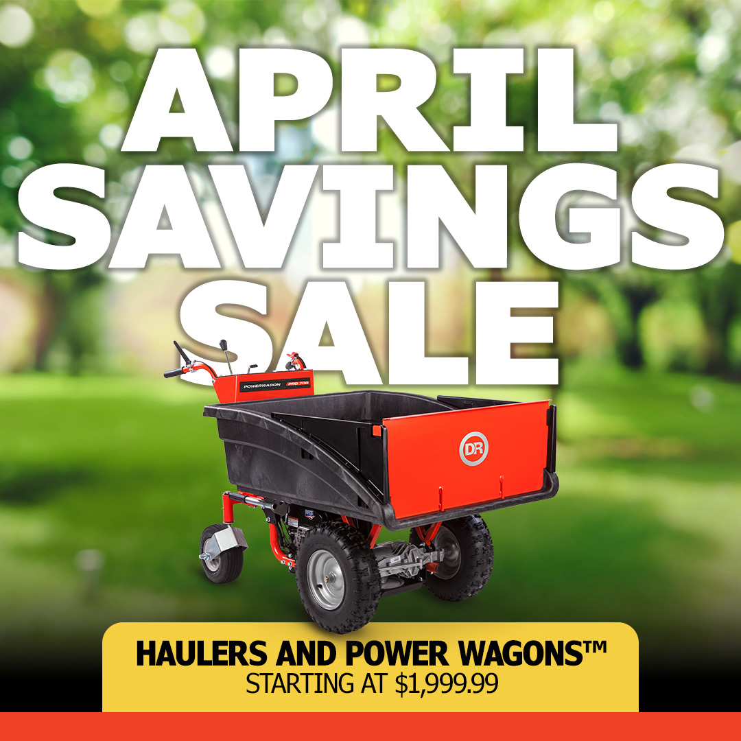 DRPowerEquip's tweet image. APRIL SAVINGS SALE 💪 
Tackle heavy loads with ease using our Powerwagons—perfect for firewood, mulch, rock, and more.

Special pricing through April 16th. 
Upgrade your hauling and save today! 

Shop Now: bit.ly/3OneRqt
#AprilSavings #PowerWagon #SpringProjects