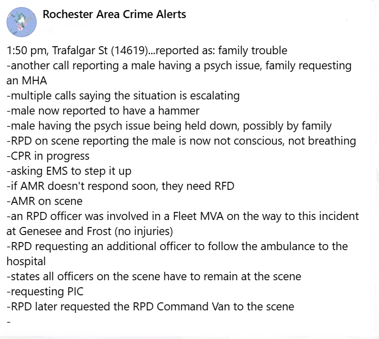ROCHNYCRIMEINFO's tweet image. #roc #rochesterny 
@sfj8888 @acoffey3216 
Shared from Rochester Area Crime alerts FB group