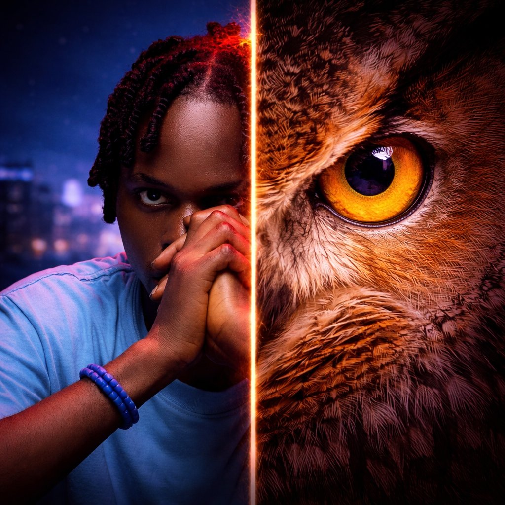 jahb41269's tweet photo. Half human, half owl https://t.co/0mN2UP1Kug