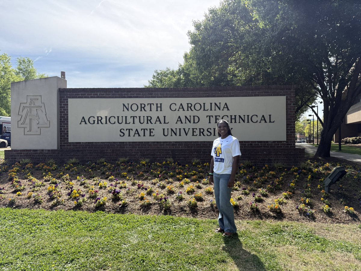 LaurenBrown0927's tweet image. Just wrapped up an amazing trip to North Carolina A&amp;amp;T State University and the energy on campus is unreal. From the history to the innovation to the Aggie Pride everywhere you turn.I truly had a great time .💛💙
#NCAT #AggiePride
