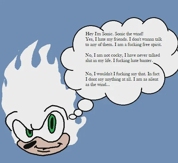 People who cry about Sonic "speaking too much" ironically can't make a concise meme worth a shit lmfao

Can't beat the classics.