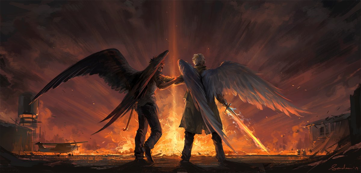 now that my PC wallpaper, this looks like what would happen in Good Omens 3 lmao