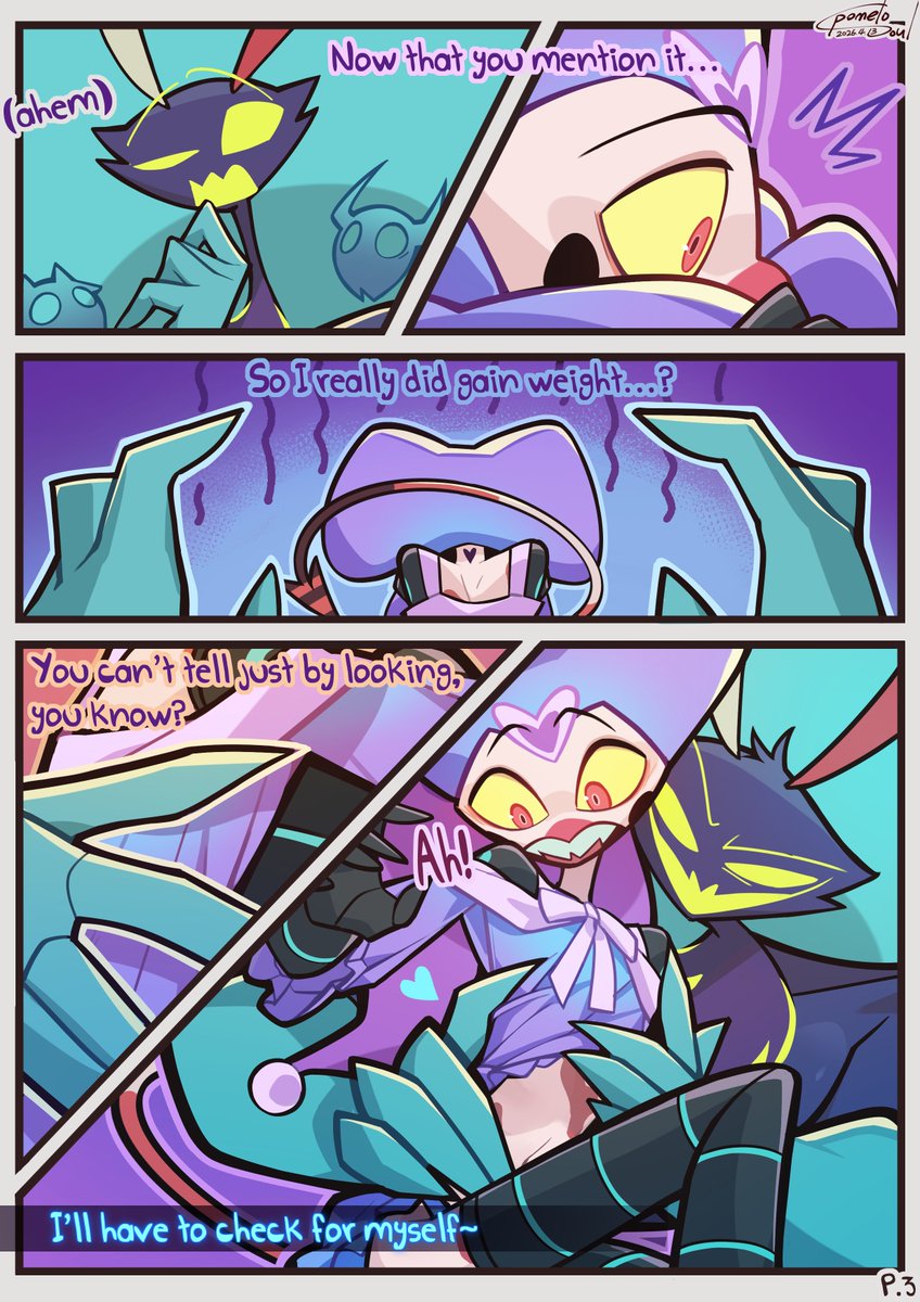 Pomelo_Soul's tweet image. Hands-On Check.😋🤏💕
#HelluvaBoss #Fizzarolli #Asmodeus