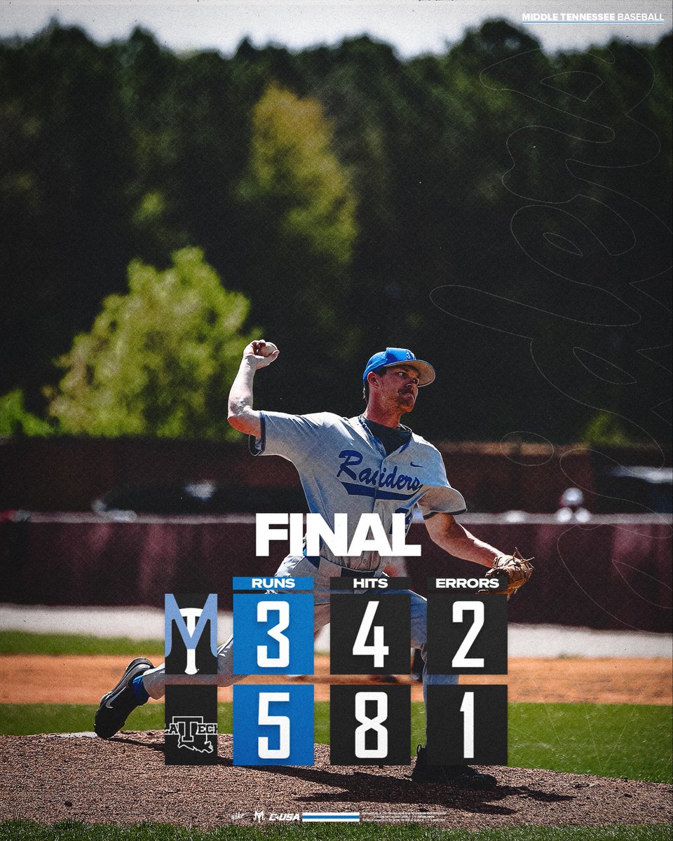 MT_Baseball's tweet image. That’ll do it from Louisiana.

#BLUEnited | #BlueCrew