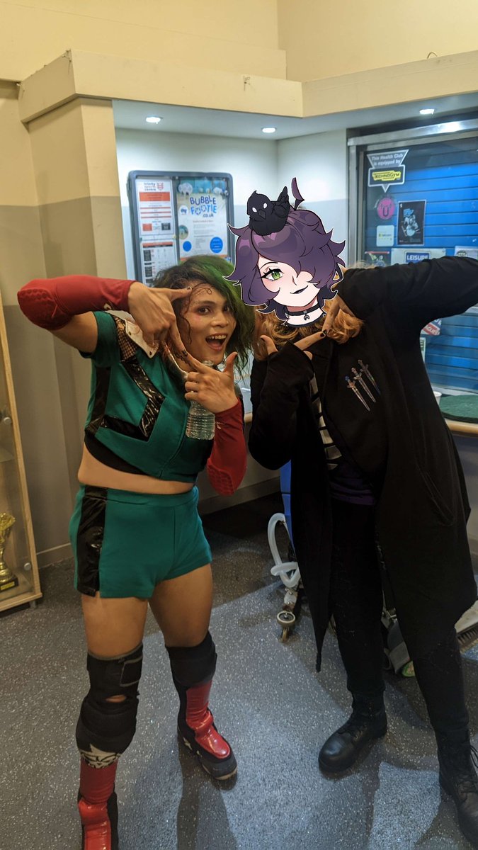 DissyKurosu's tweet photo. Don't post here much anymore, but big ups to Bandit for genuinely being an inspiration and an icon. 

I am incredibly honored to have had the chance to meet you at the first SovPro Wrestling show back in 2022.

Good luck on the road ahead. You'll kill it at whatever you do next. https://t.co/h2tuSvMWJh
