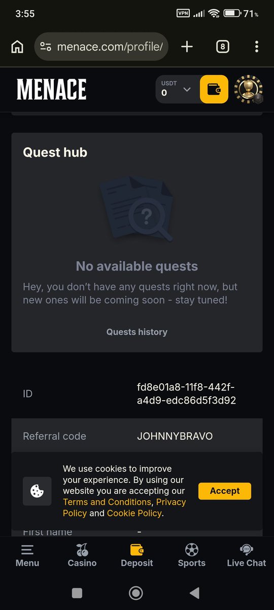 xiaoliproo's tweet photo. @Johnyy_bravooo @menacedotcom @menacedima @MenaceArmy_ Task complete @Johnyy_bravooo 
Id:MIEAYAM46
Addres usdt menace : TN3b8E18LDRTenxxLyK2n2Eu1ASB3HEE7A https://t.co/fbqHfcrjmq