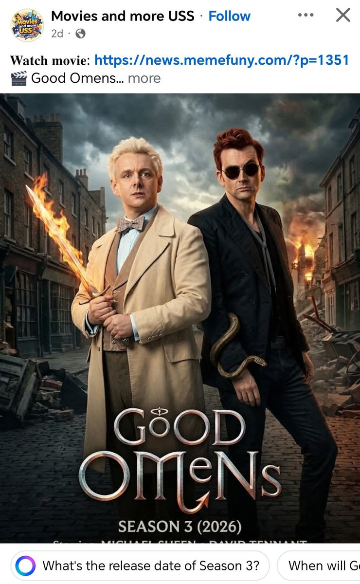 Flory ❤️🪽 Good Omens 3! tweet media