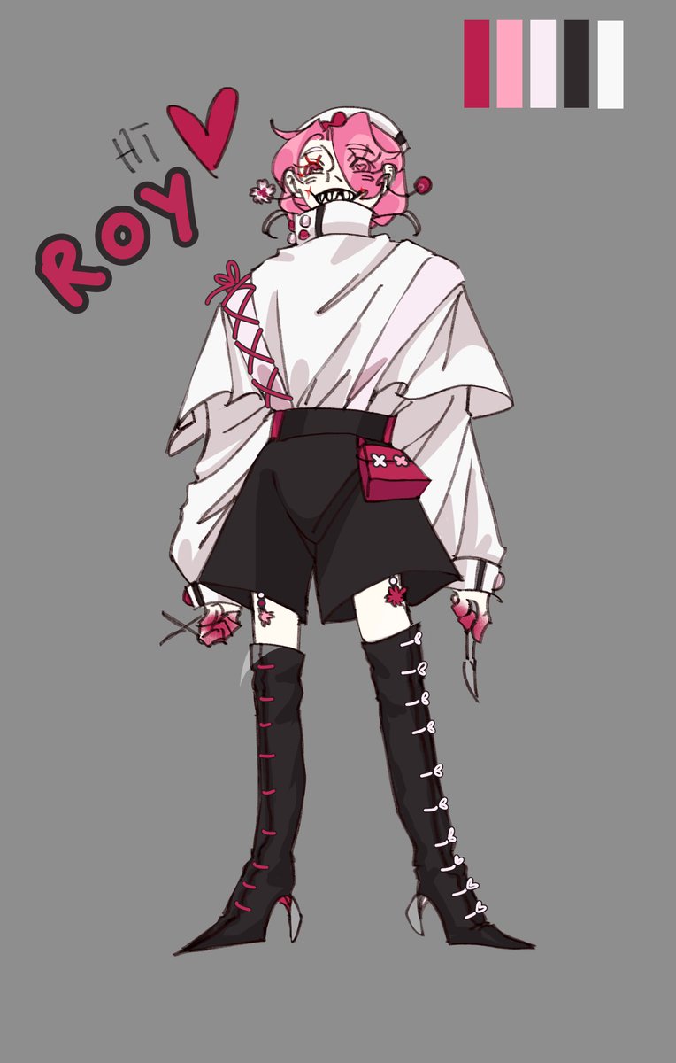 Smolpish's tweet photo. +bonus Alt version and Roy (might redesign Roy) https://t.co/dIOSKuXltm