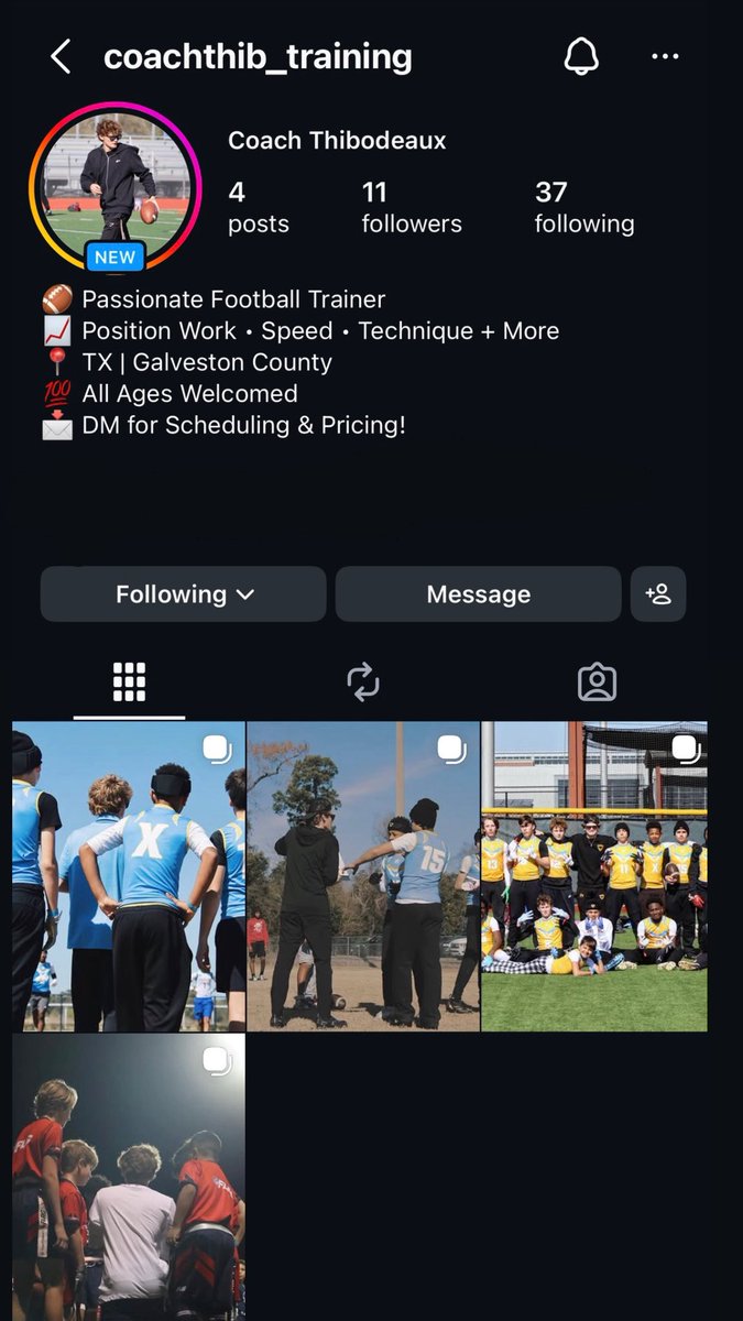 CoachThibodeaux's tweet image. Drop a follow on my new Coaching account on Instagram! Will be posting all content related to football, workouts, drills &amp;amp; more‼️🏈