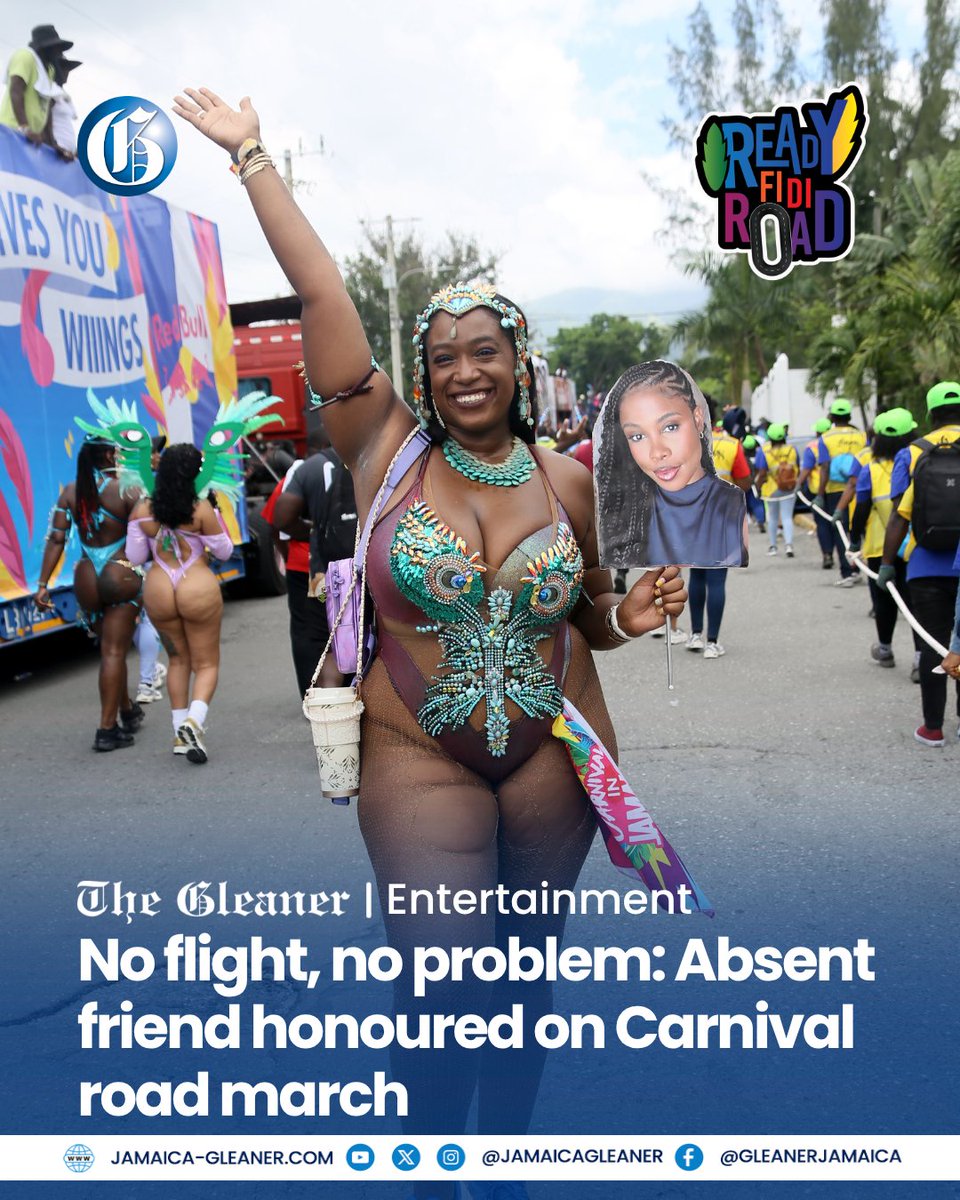 JamaicaGleaner's tweet photo. A missed flight meant Melissa Jones could not make it to Jamaica for Carnival, but her best friend Kia-Simone Bell made sure she was still on the road in spirit.

Read more: https://t.co/AcjLFRbjC1 https://t.co/Owfh70KOcc