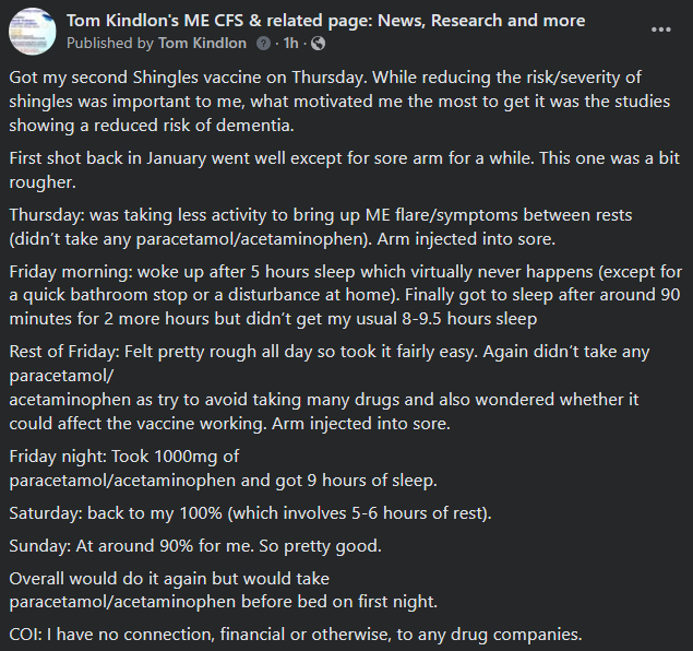 TomKindlon's tweet image. My experiences getting this shingles vac for what they are worth.

Very mixed response to this post on my FB page!