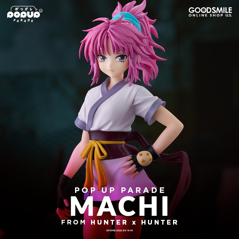 GoodSmile_US's tweet image. The Spider’s threads are woven with silent, deadly grace. Machi has arrived in the POP UP PARADE line, bringing the icy composure of a fighter who stays one step ahead. Preorder now at GOODSMILE ONLINE SHOP US!

Shop: goodsmile.link/MCQN7Z

#HUNTERxHUNTER #Goodsmile