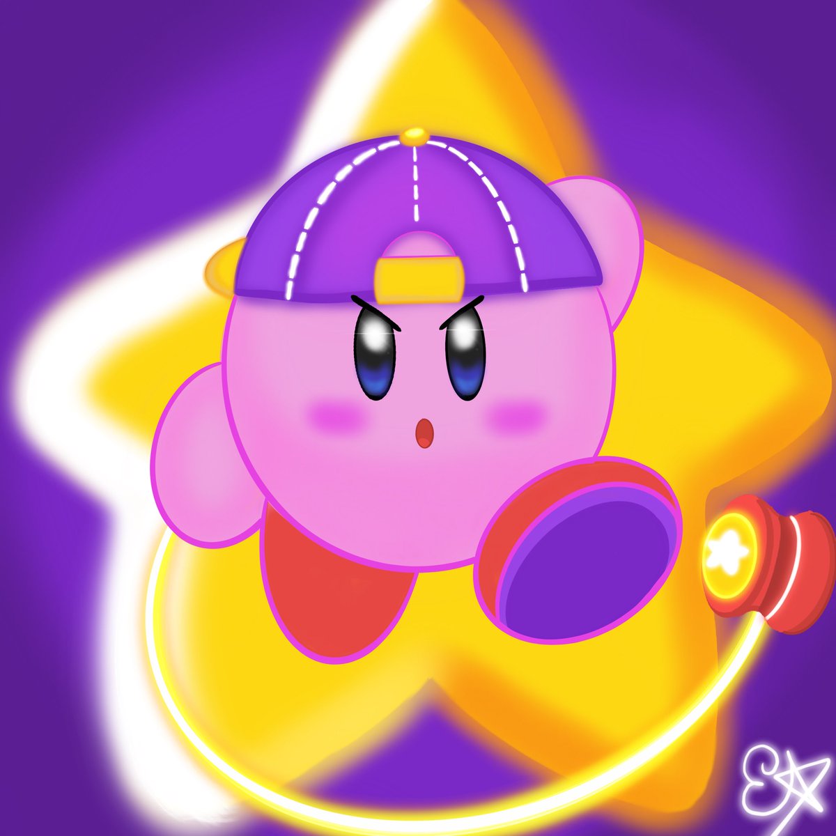 Eclipsed_art's tweet photo. I can’t believe the growth I’ve had two years of doing digital art do you think I improved? #kirby #kirbyfanart #art #moots #fyp https://t.co/NO3U8qrNDW