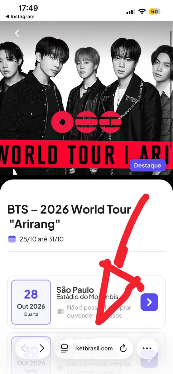 ℓili vai ver o bts 🪭 tweet media