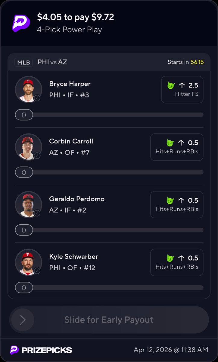 Allmightyfab's tweet image. Since im feeling good with baseball let's bang out another one😈🤑
#prizepickswinning #Locks #Bets