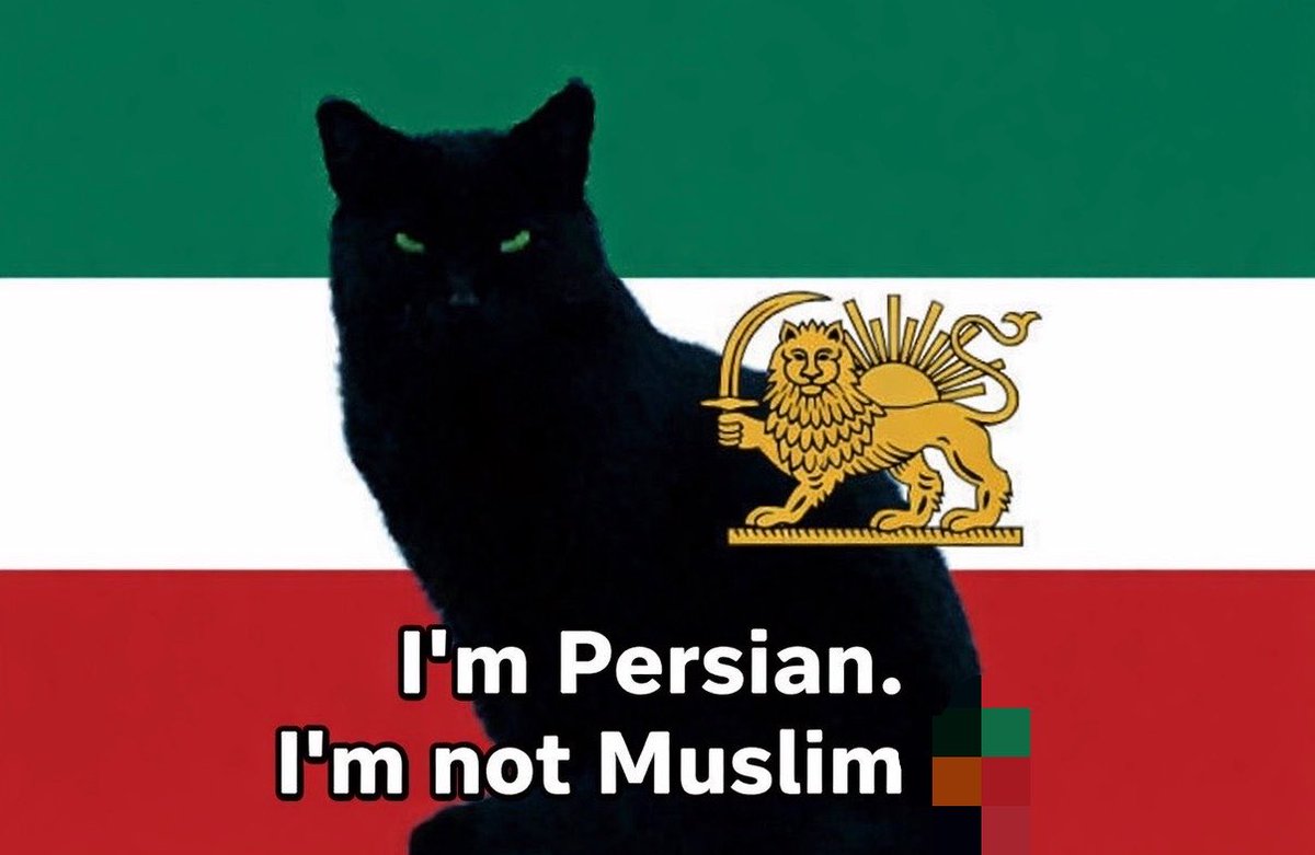 I'm Persian, I'm not Muslim.