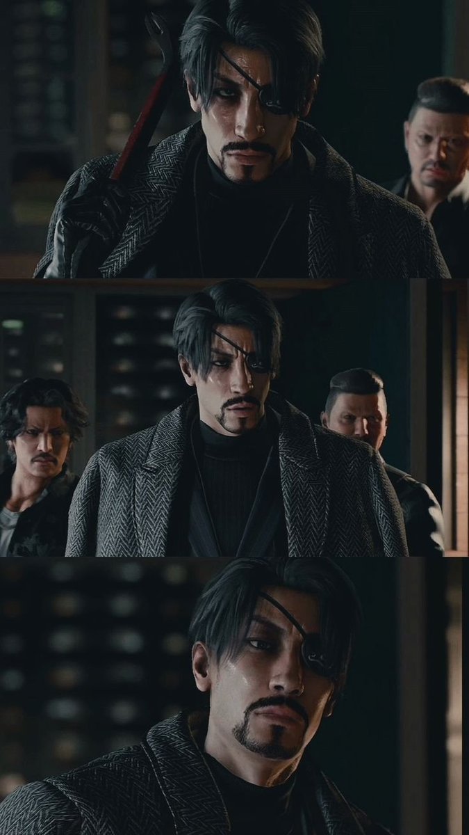 I immediately thought of this picture. (This is a mod to replace Yutaka Yamai in Infinite Wealth with Goro Majima. IT FITS HIM SO WELL! I also have no idea who took this photo, all of my photos are usually found on Pinterest or taken, and made myself.)