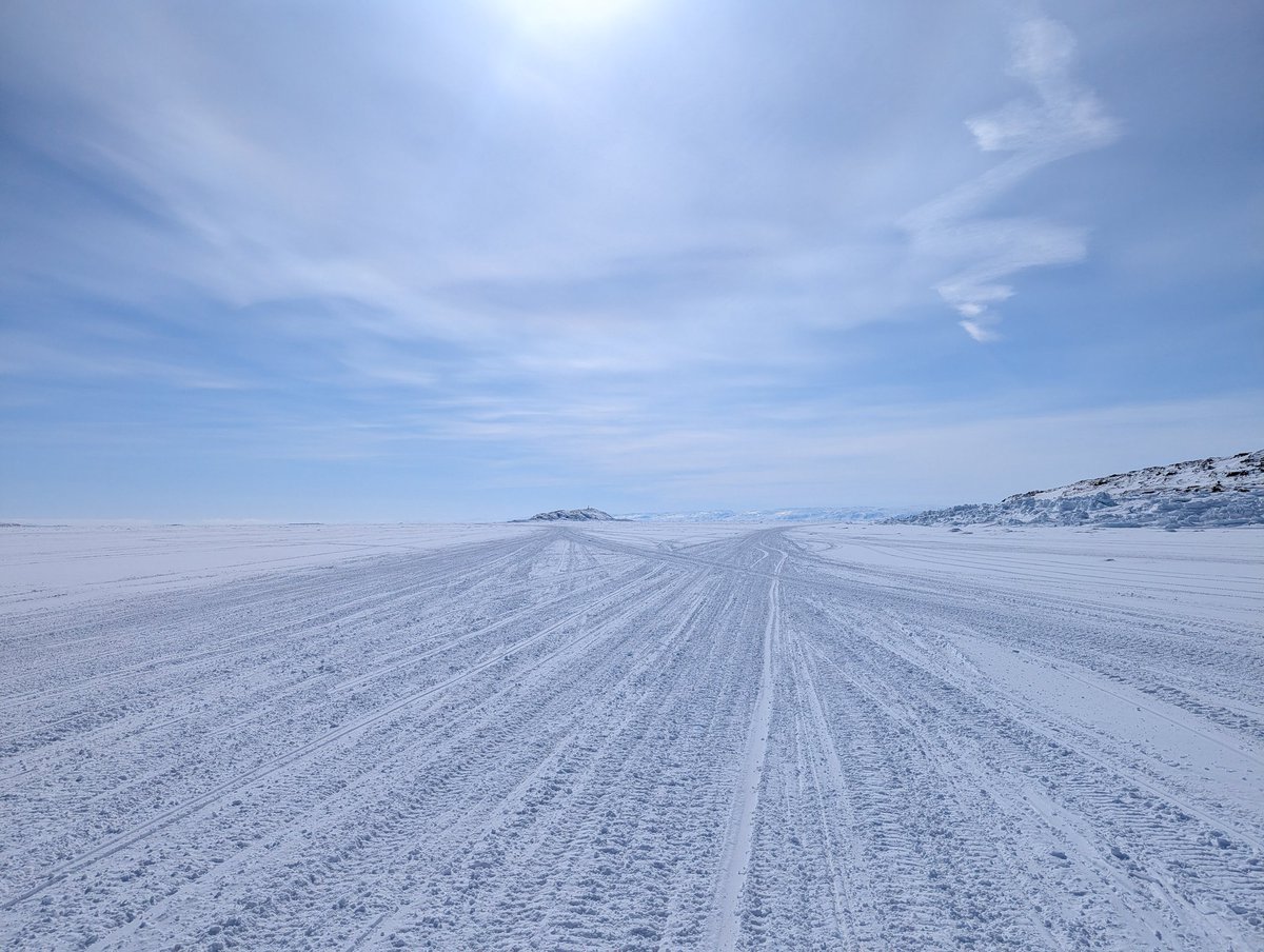 FrankReardon1's tweet photo. Good morning from out on the bay. Great day for a ride on ATV here in #Iqaluit #Nunavut 🇨🇦 Calm before the #NUStorm coming tomorrow. This is what #Arcticlife is all about. Enjoying our nature. APR.12.2026 #ShareYourWeather #NunavutVibes https://t.co/eYnmkQgUMe