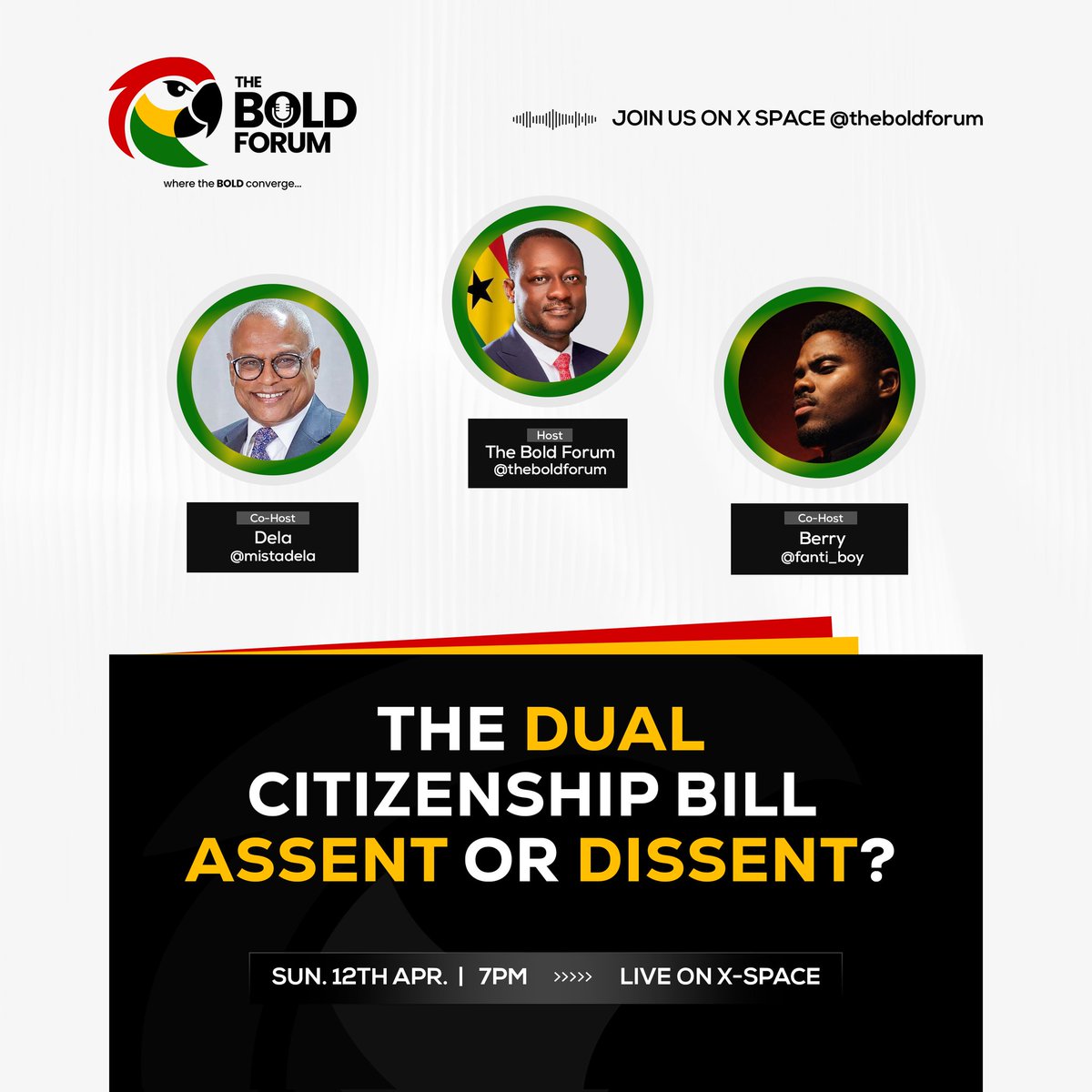 TheBoldForum's tweet photo. Dear #BOLDIE @imamissaharthur, we will love to hear your #BOLDTAKES on this topic this evening on #THEBOLDFORUM, we know how you do it 🔥. 

Thank you very much.🫡🙏 https://t.co/VP5A25eoWb