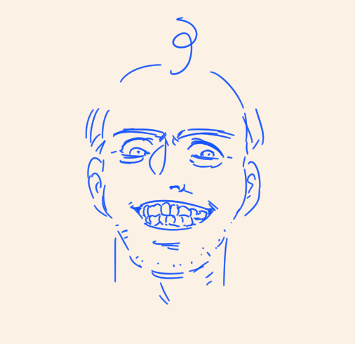 seeeSin's tweet photo. i was talking about how i couldnt draw teeth https://t.co/2GUm2deoCc