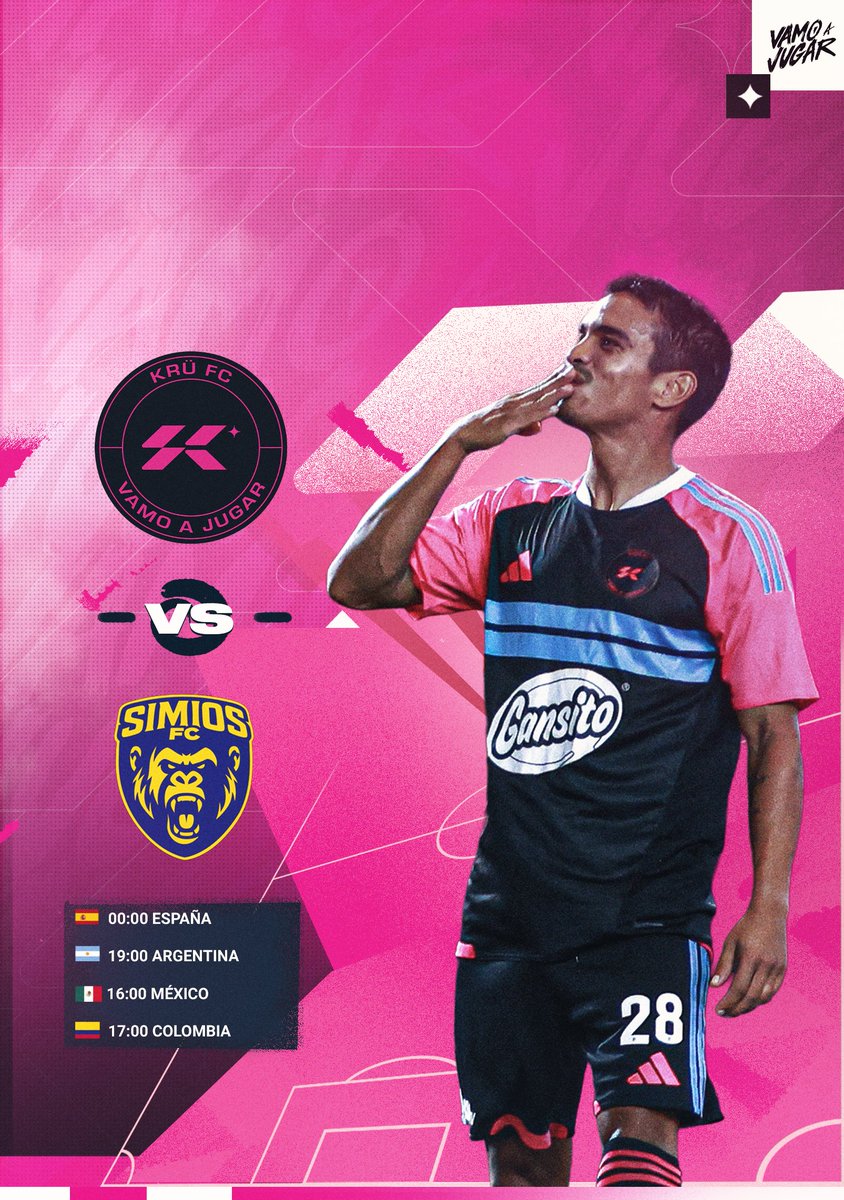 ¡HOY PUEDE SER UNA JORNADA HISTÓRICA! 🚨

A seguir firmes y a dejar TODO en el Domo de <a href="/kingsleague_mex/">Kings League Openbank Mexico</a>.

🆚 <a href="/_fc_simios/">Simios FC</a> 
⏰ 16 hs 🇲🇽 | 19 hs 🇦🇷🇧🇷🇺🇾 | 00 hs 🇪🇸 
📺 kick.com/slakuntv

#VamoAJugar 🤟