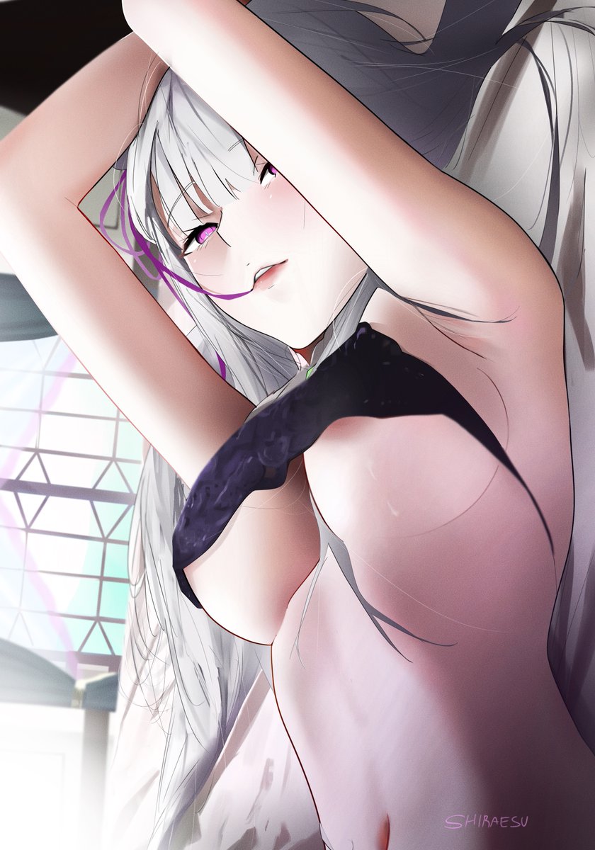 Shiraesu's tweet image. #リゼロ #エミリア
just  a  peek 🫣