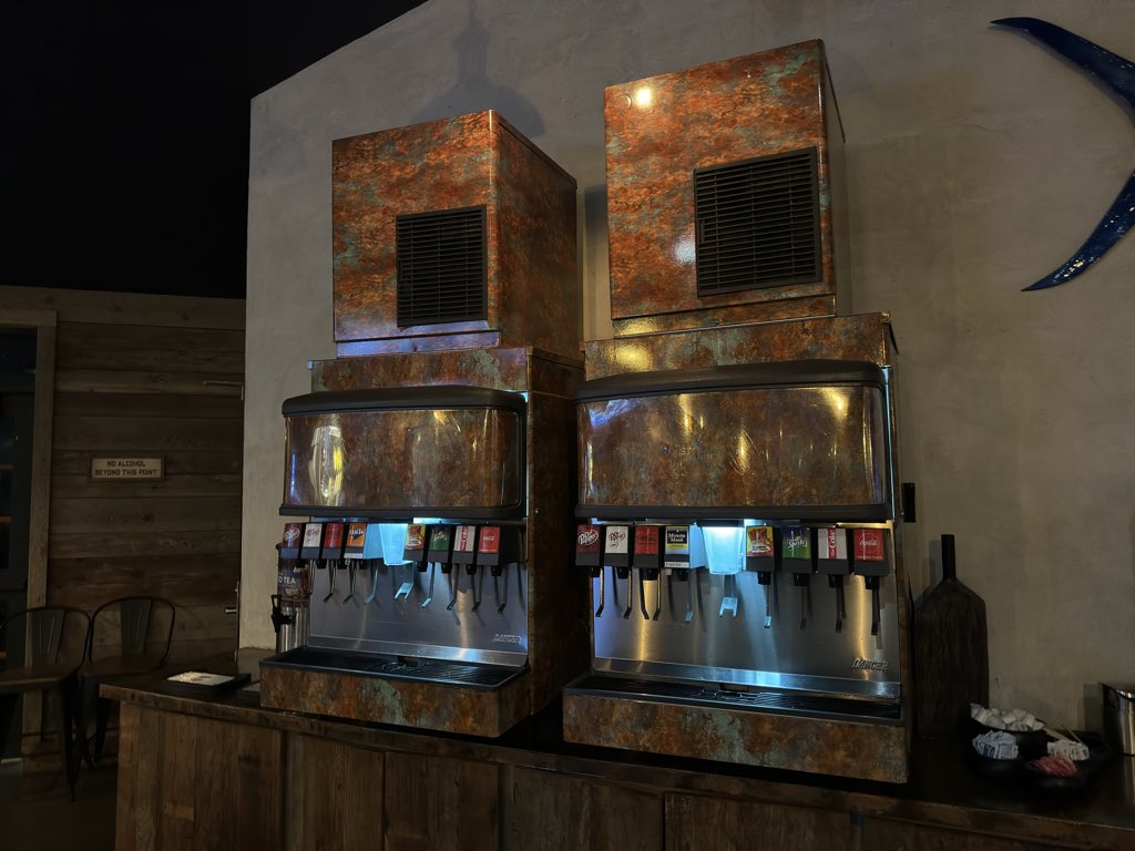 disneyfanscom's tweet photo. When a @BassProShops themes its soda machines and restrooms, why can’t a Disney theme park? Eh, @Savethedmagic ? https://t.co/SzleUvYolW