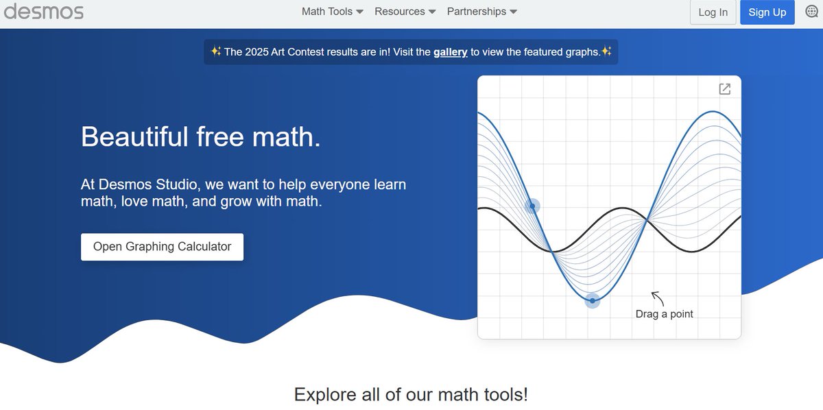 ai_explorer25's tweet image. If You Hate Reading Textbooks, Use These Instead:

visualgo.net

→ Watch DSA come alive with animations

algorithm-visualizer.org

→ Step-by-step algorithm execution

phet.colorado.edu

→ Interactive physics &amp;amp; chemistry sims

geogebra.org

→ Visual