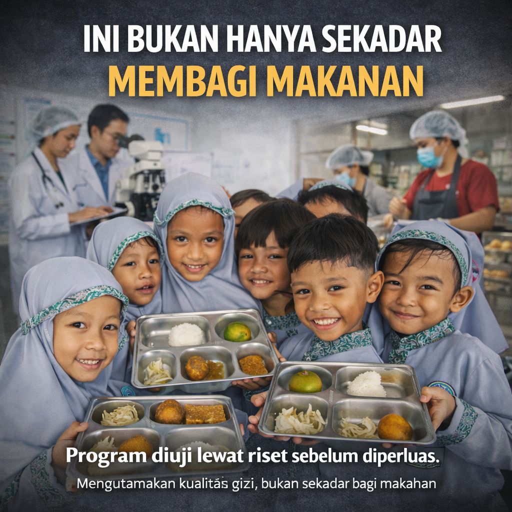 Lebih dari sekadar makan siang gratis, MBG adalah investasi jangka panjang untuk masa depan Indonesia. Hasil riset MBG memperkuat fakta bahwa gizi yang baik akan meningkatkan kecerdasan dan kualitas generasi penerus kita.
#MakanBergiziGratis #MBG #Fyp #ViralIndonesia
