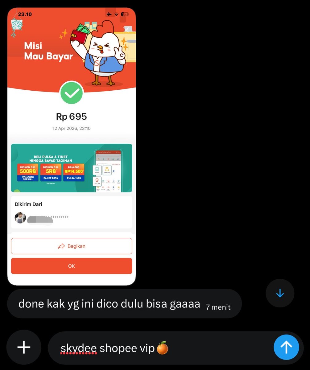 d_e009's tweet photo. 2~ voucher gratong

#dee_shopeeVip https://t.co/l4Dwgf8xfv
