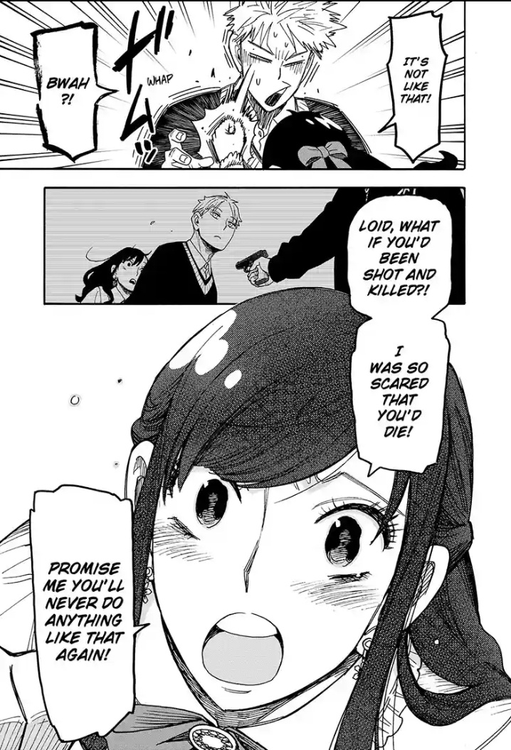 SxF 132 SPOILER ALERT
.
It's no longer just Yor's hug, or how genuinely and naturally Loid returns it to her (let's ignore Yuri).
It's the fact that it feels natural between the two of them to be like this, which makes it more beautiful.
#SPY_FAMILY #twiyor