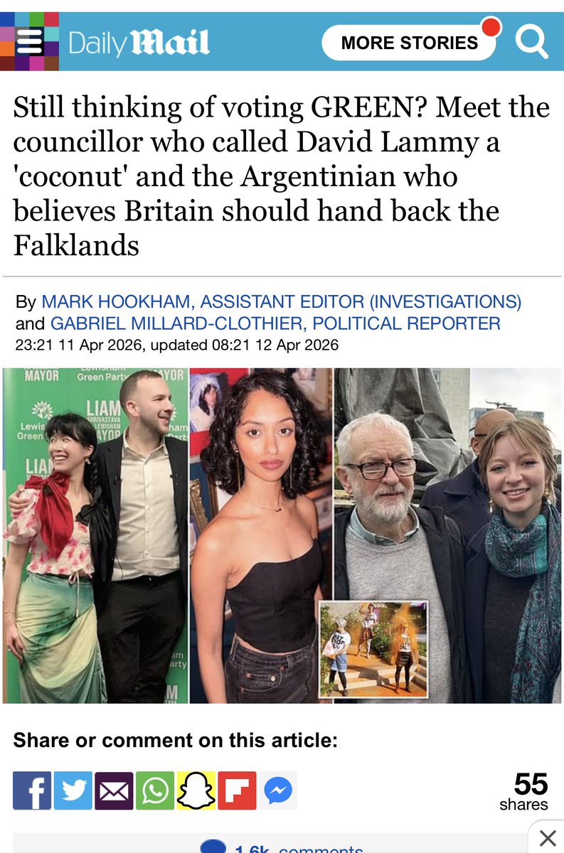 najeebster's tweet image. This nor the ‘own’ the Daily Mail thinks it is. Most people thinking of voting Green are not gonna find this remotely persuasive #epicfail