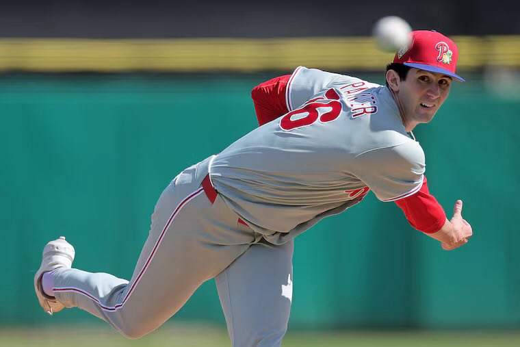 PhilsTailgate's tweet photo. NEWS: Andrew Painter has been scratched with a migraine.

Zach Pop will be today’s starter. https://t.co/neZNKfou8v