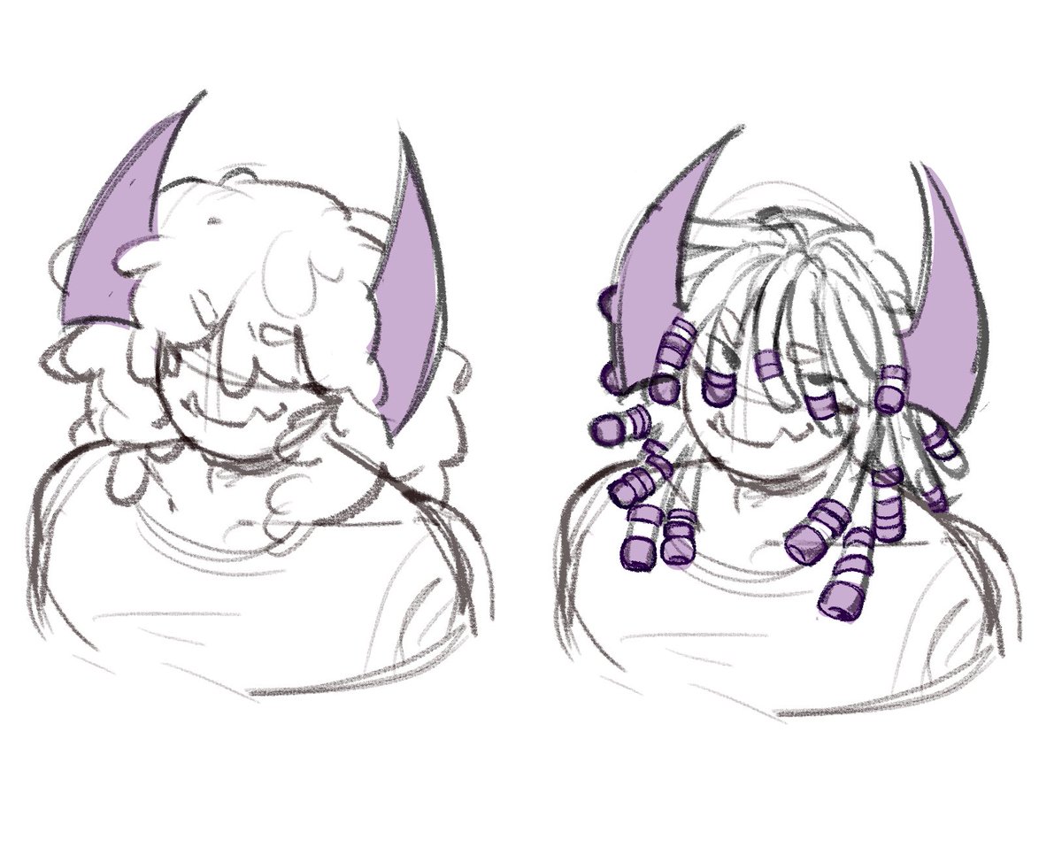 Mx_1707's tweet image. Banhammer hair hc (it’s more an excuse to practice) and banhammer wanting medkit to braid his hair
#banhammer #medkit #medhammer #phighting