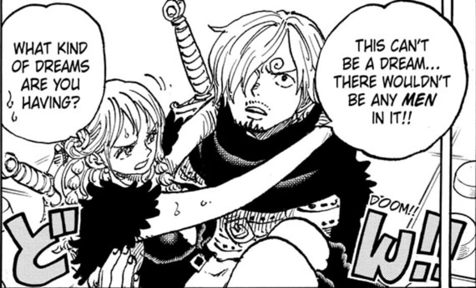 Kahamsha's tweet image. #ONEPIECE

This nigga Sanji funny as shit😭