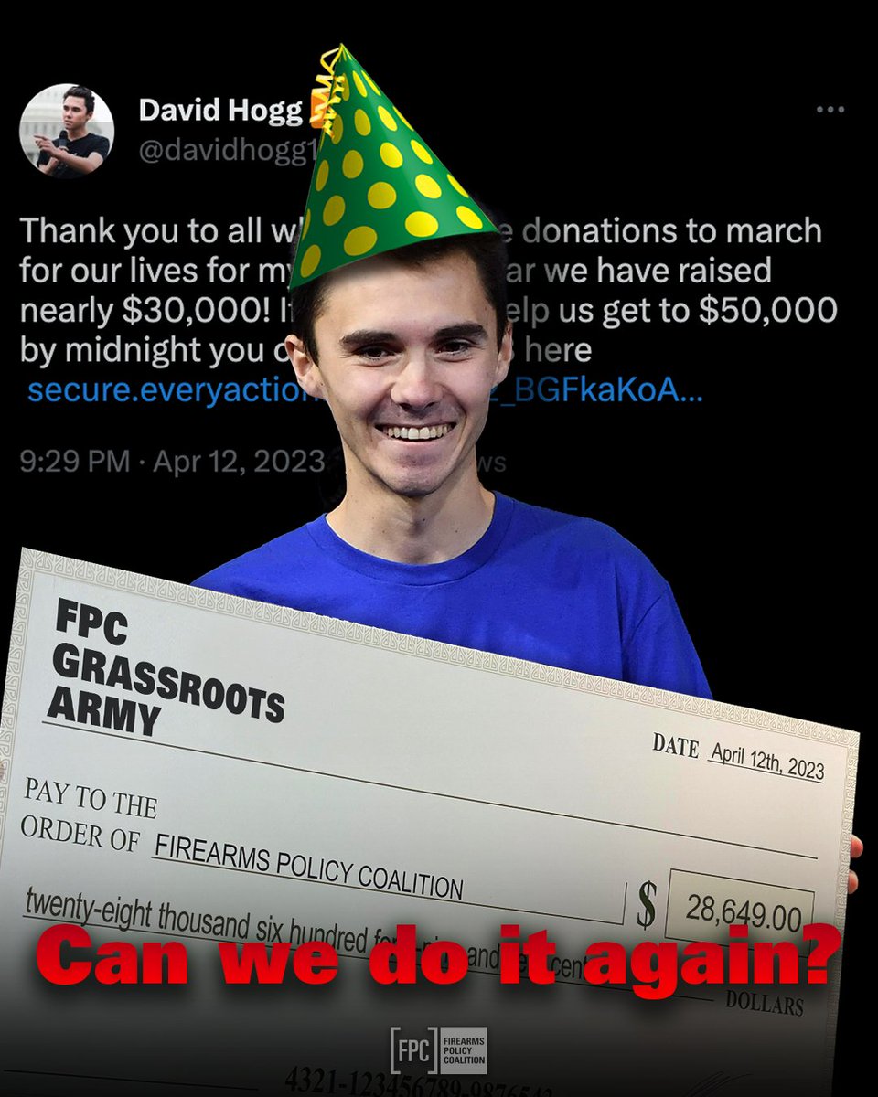 Every dollar donated to the Lawsuit Printer is a “Fuck you. No” in the face of this colossal nerd!

Chip in what you can today! 🔗 ↓