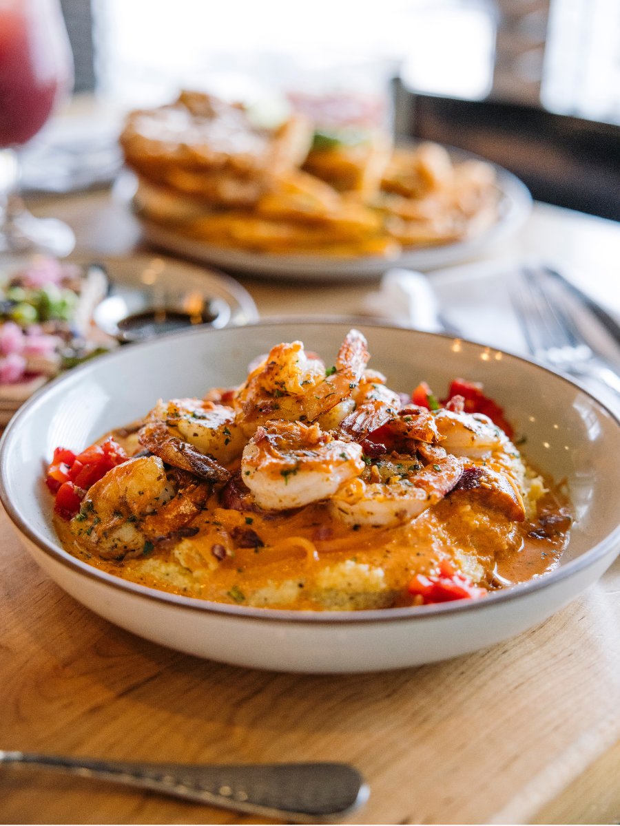 44_tap's tweet photo. Jumbo shrimp, Cajun spice, and everything nice. Feel it in every bite of our Shrimp and Grits.

We’ve simmered these jumbo beauties in a Cajun tomato cream sauce that’s just as warm as a slow Sunday afternoon and twice as smooth. It’s a bowl of heaven, right at your table. 🦐 https://t.co/7OeDd9pO72
